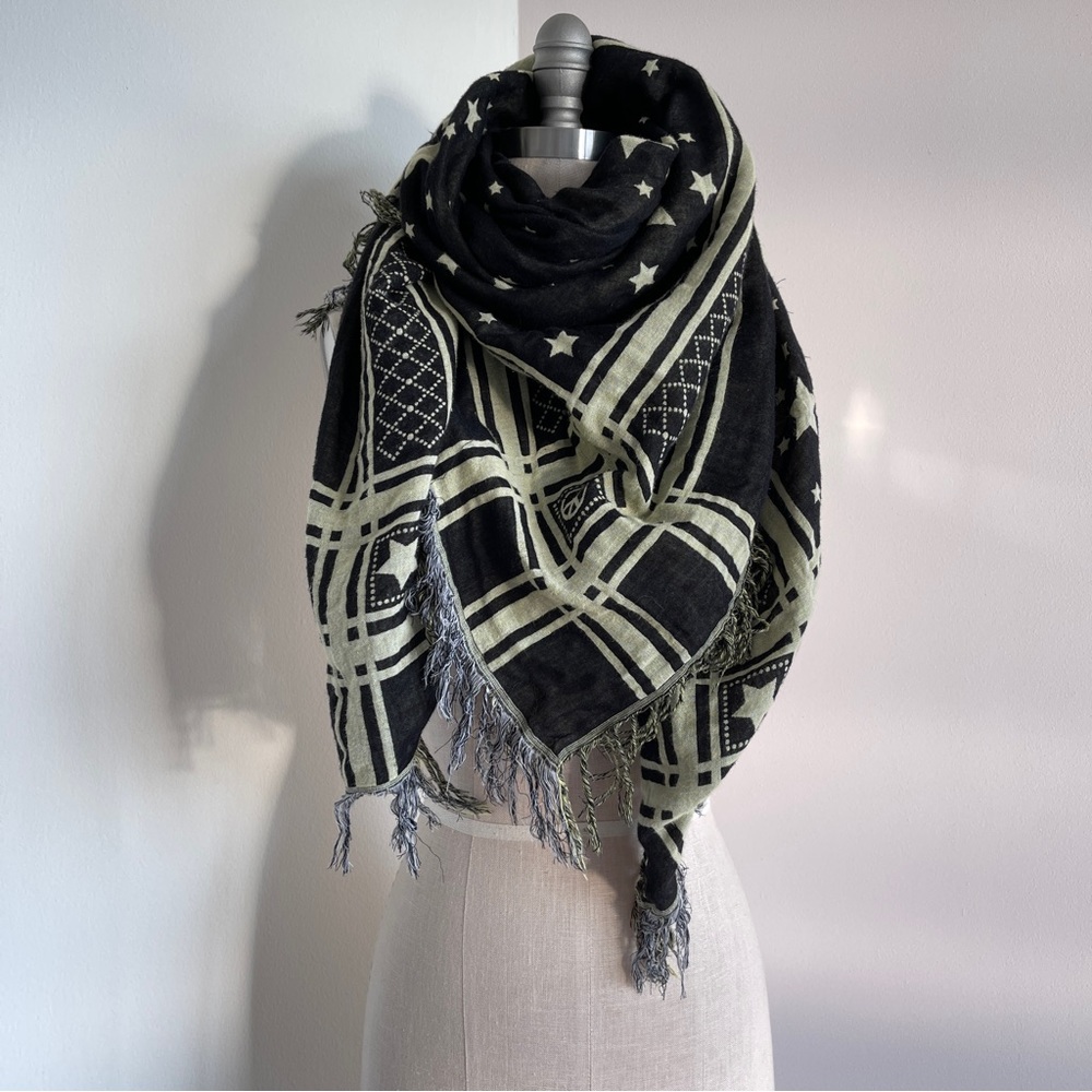 Philipp Plein cotton scarf reversible